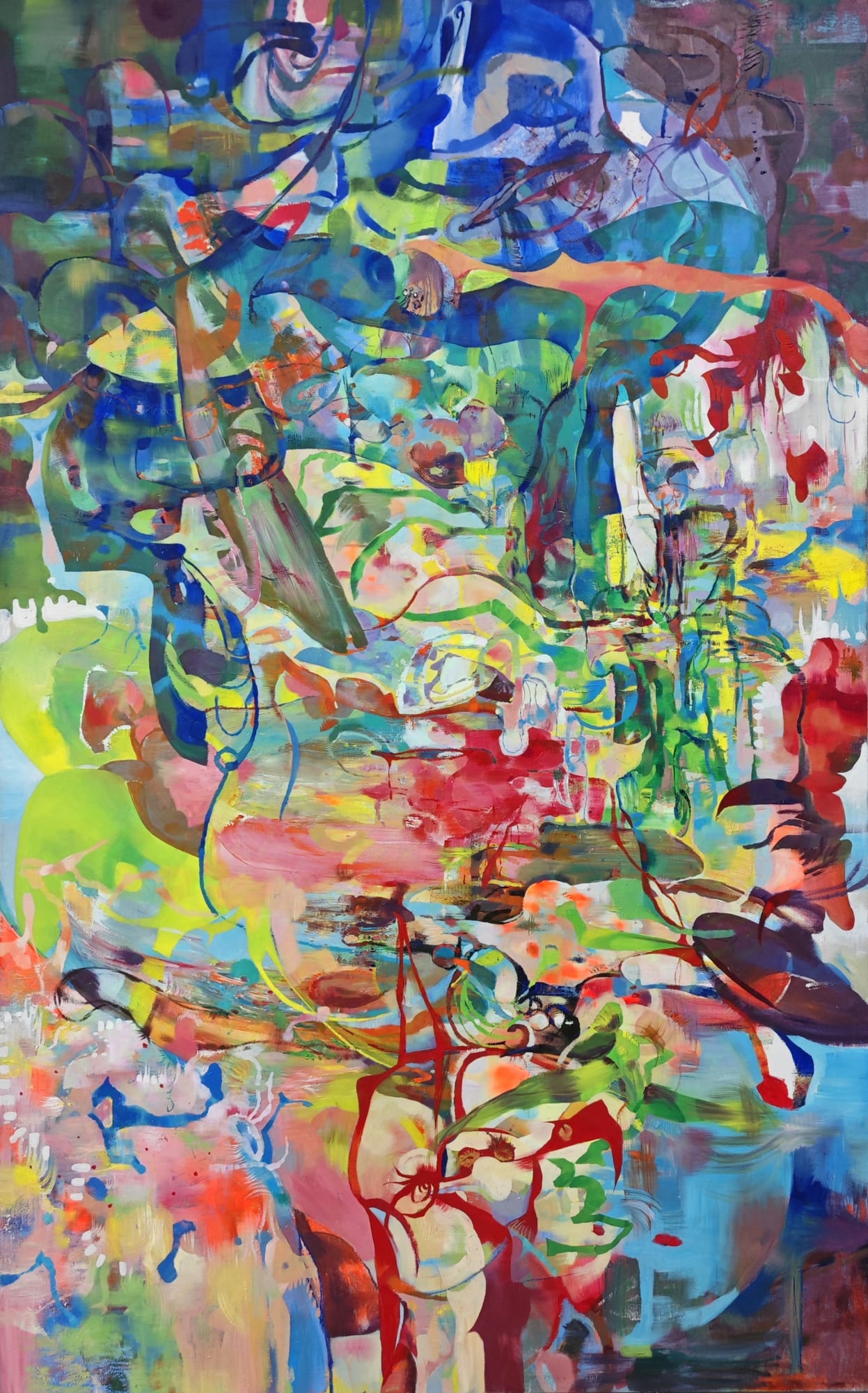 Shuang Jiang, The vine and my rids grow at the same time, 2024