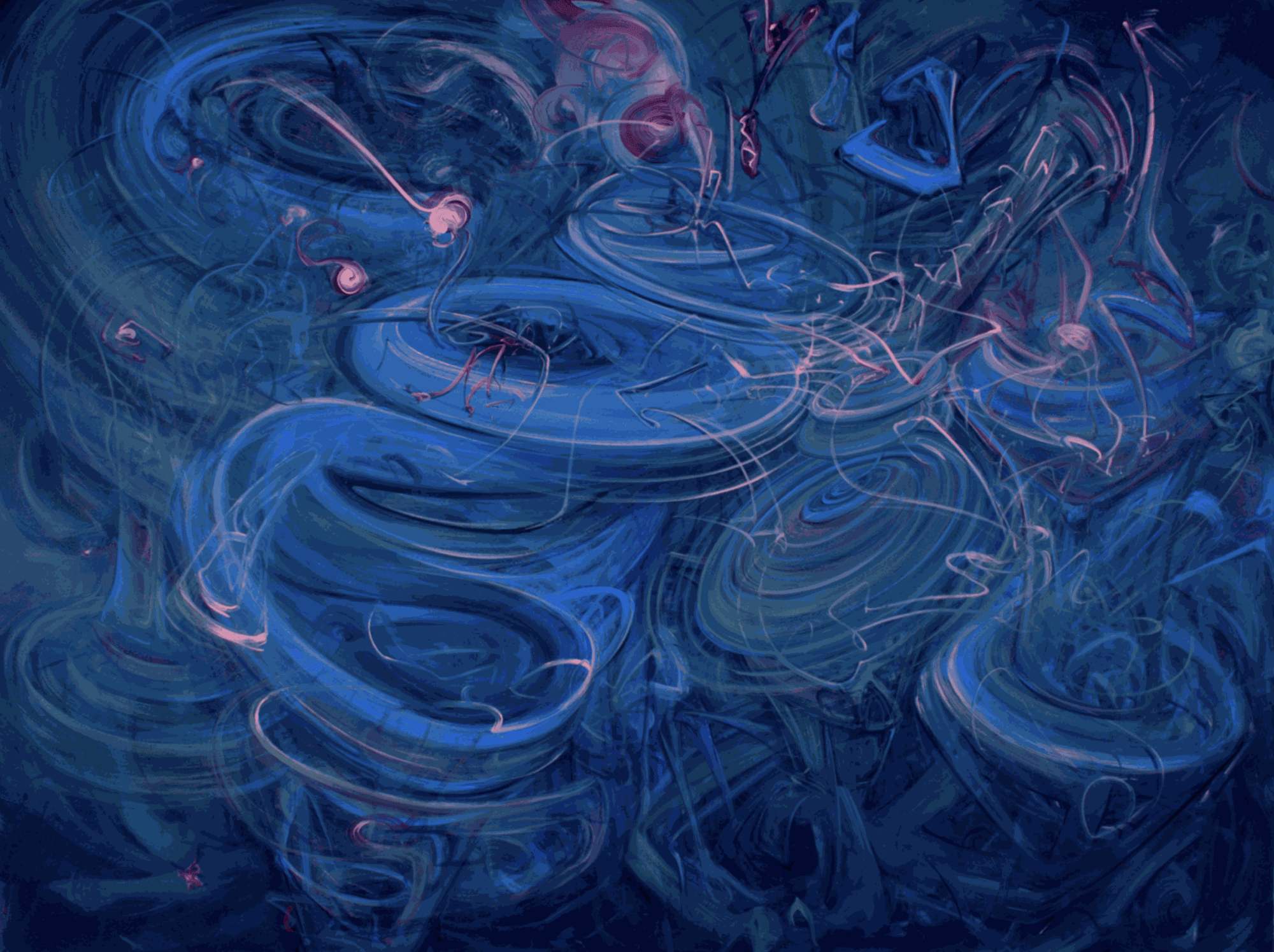 Stephen Pusey Spilling genesis (2), 2022