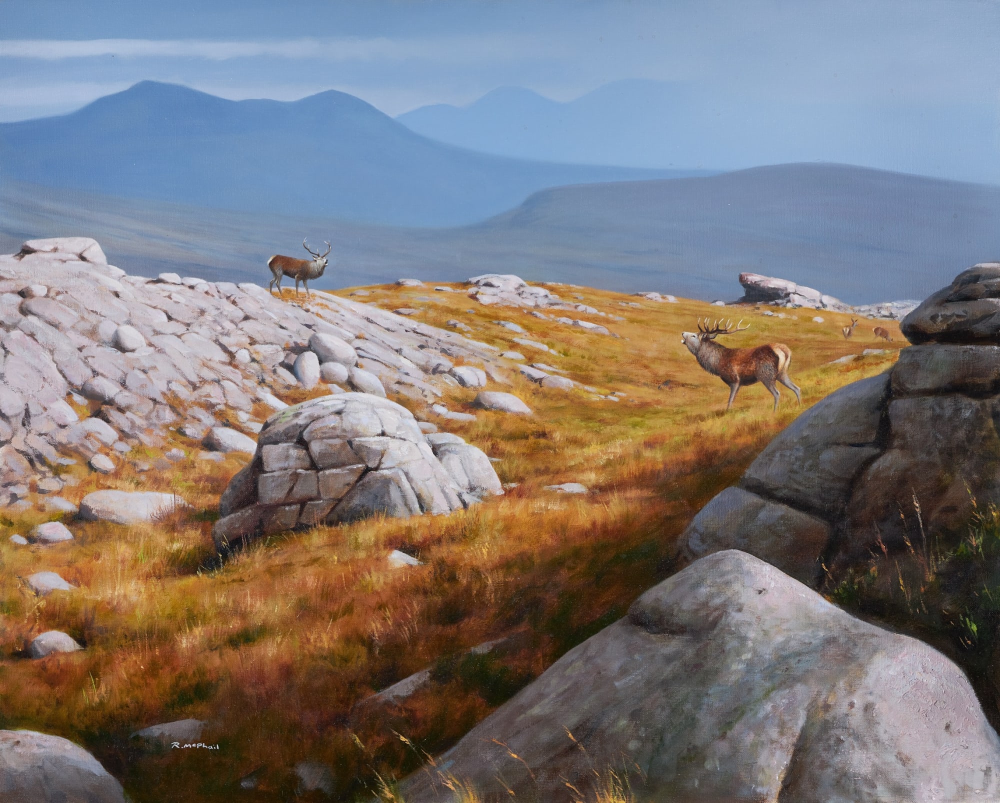 Rodger McPhail, Two Stags