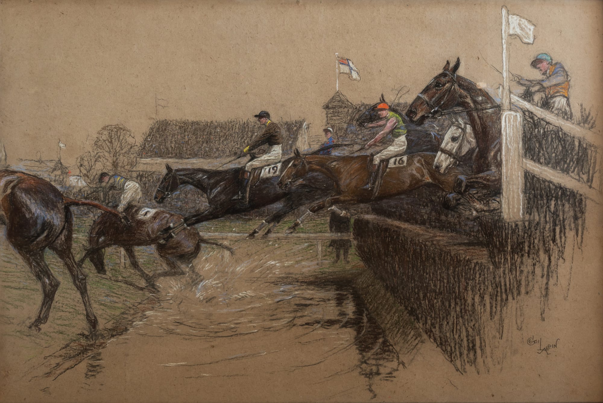 Cecil Charles Windsor Aldin, The water jump