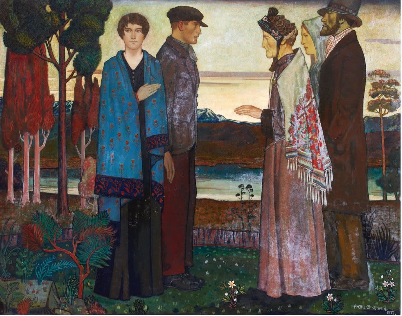 Ancell Stronach ARSA (1901-81) The Unexpected Meeting 2000.075