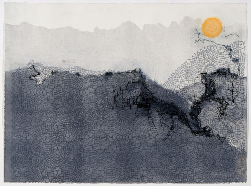 Kate Downie RSA, Multiple Sunsets on the Dragon