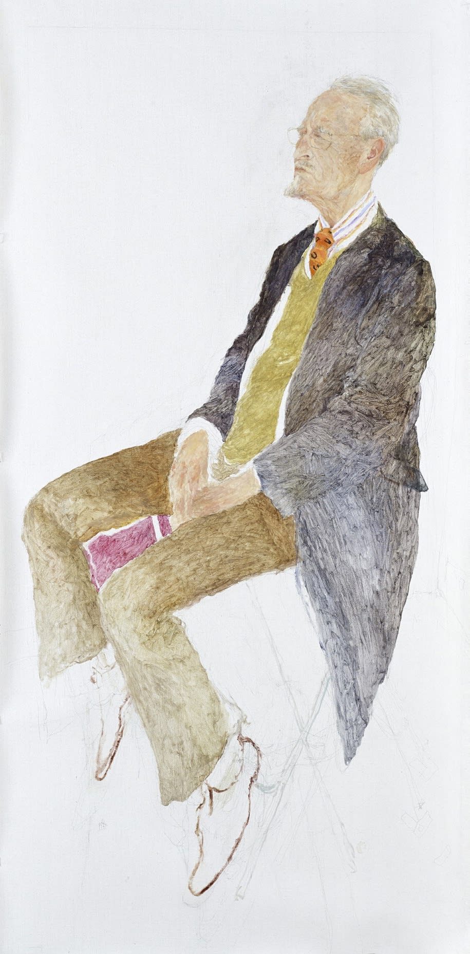 Jennifer Mcrae RSA (Elect), Duncan Pencil, Oil On Linen