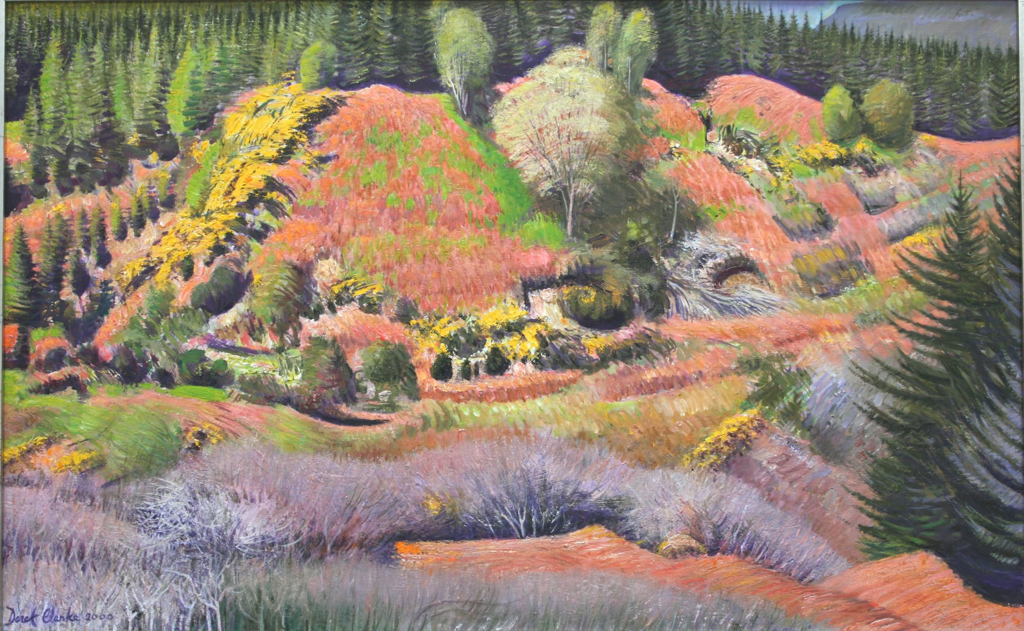 Derek Clarke RSA, Edderton Burn in Spring