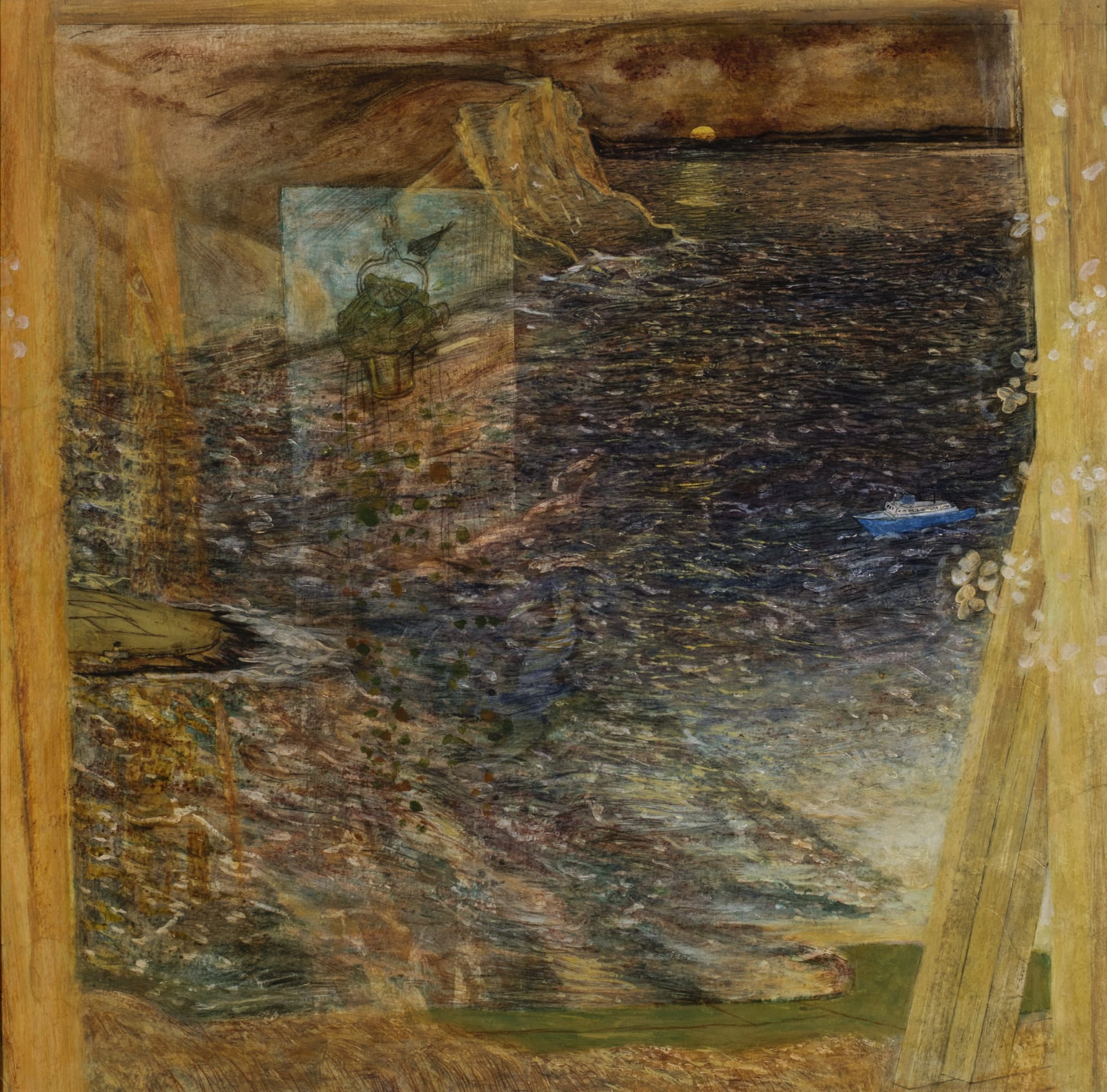 Sylvia Wishart RSA, Hoy Sound with Reflection, c. 1996