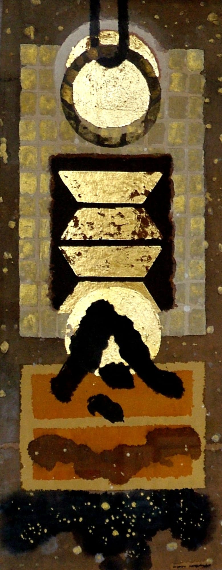 William Littlejohn RSA, At a Harbour, Mixed Media, 2005