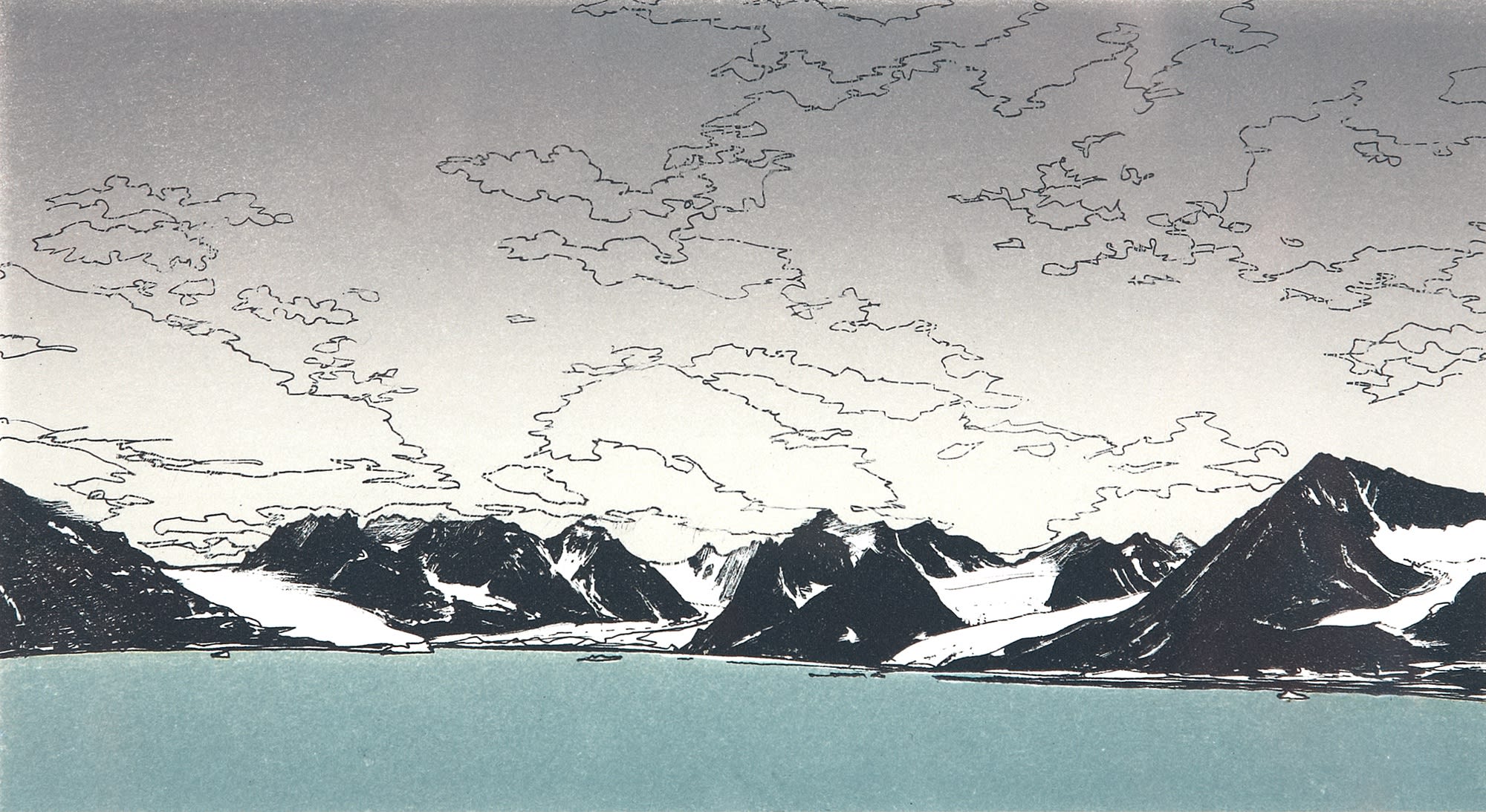 Frances Walker RSA, Magdalenafjord, Svalsbard