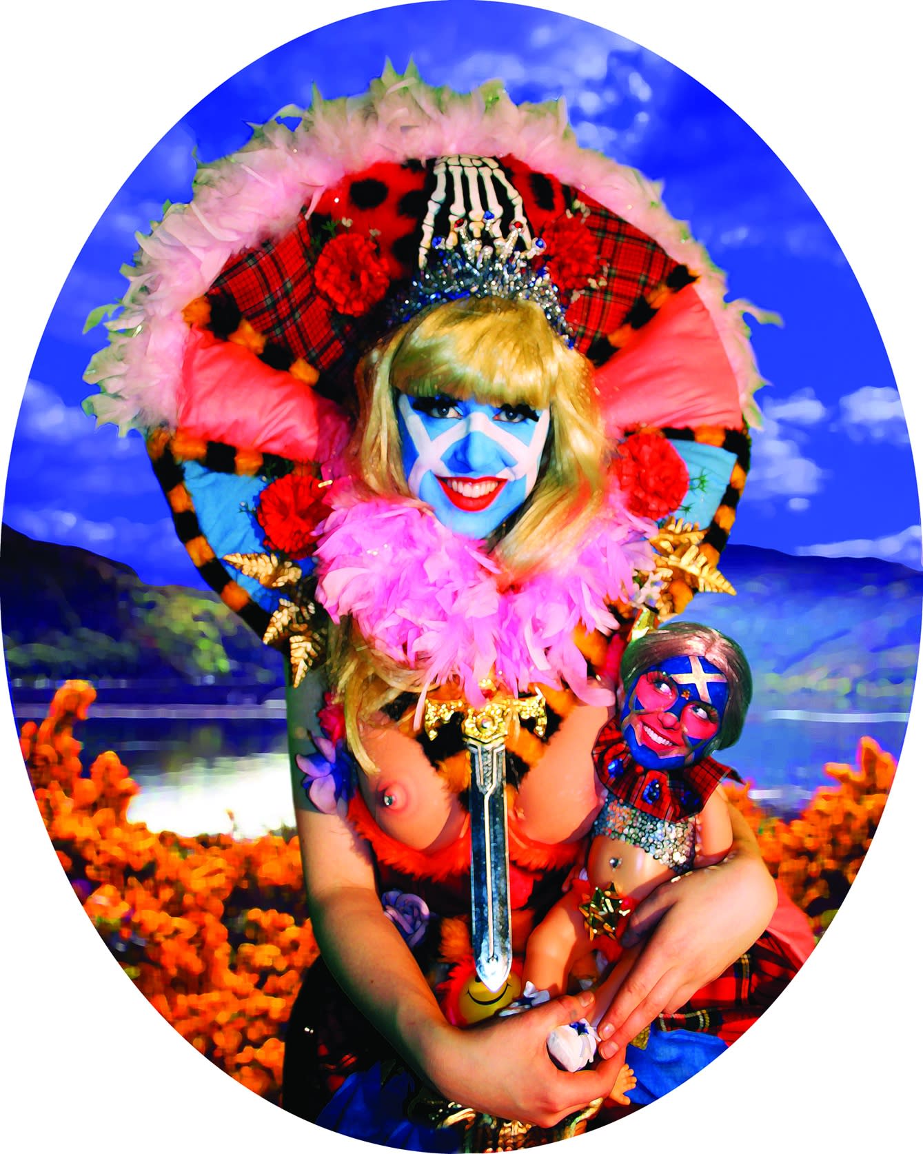 Rachel Maclean, Mother and Child, 2009