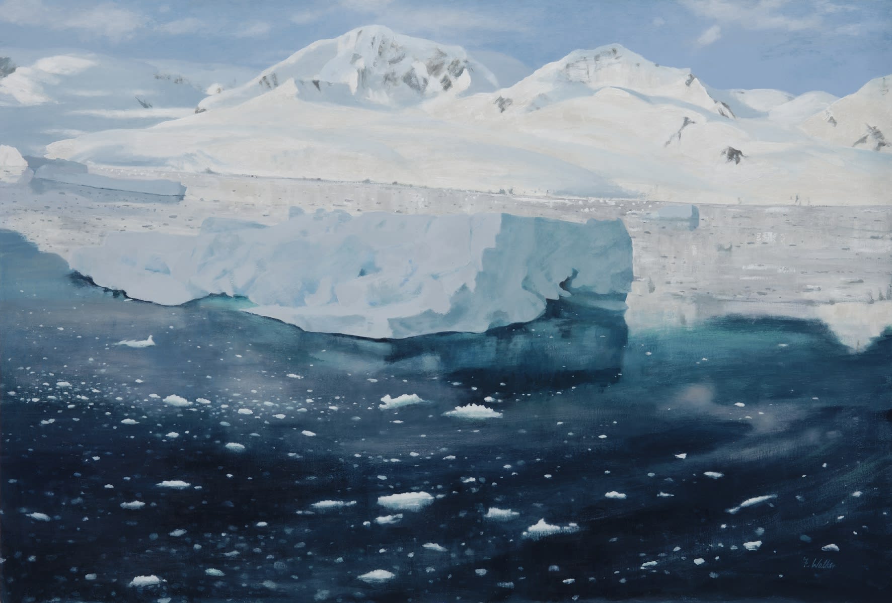 Frances Walker RSA, Late Summer, Antarctica
