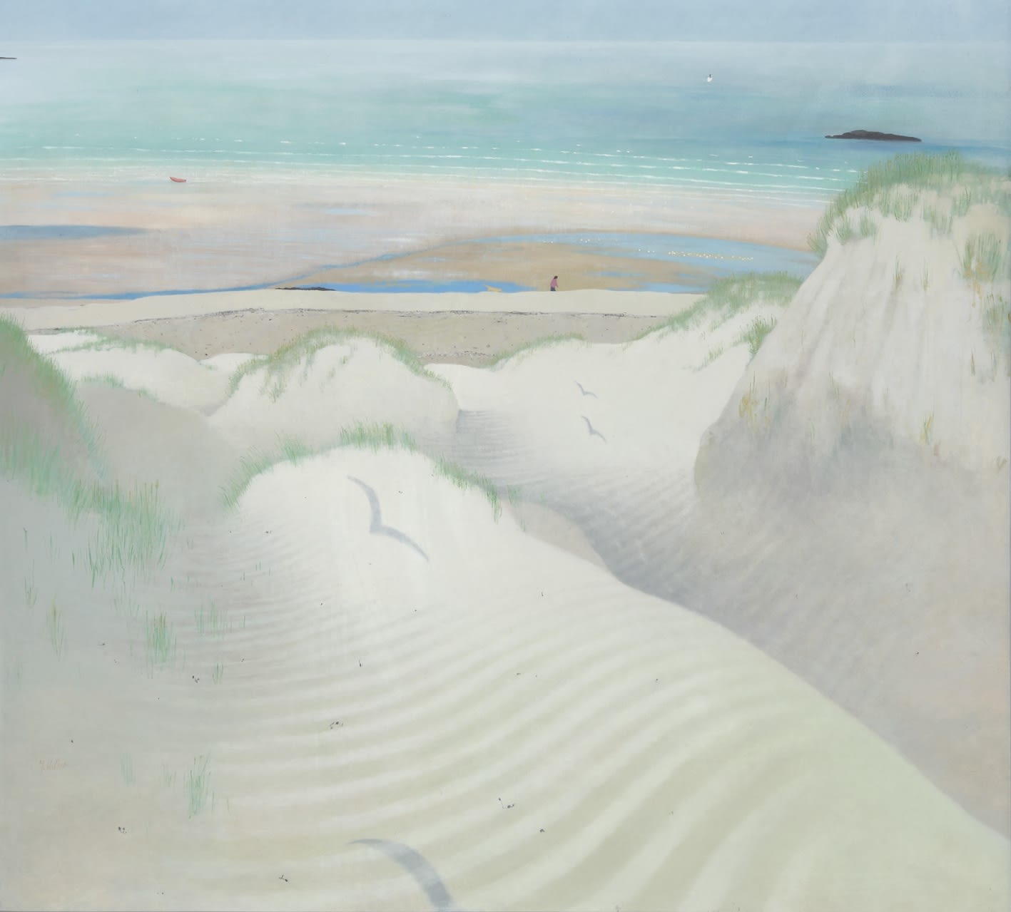 Frances Walker RSA, Summer Day in the Dunes