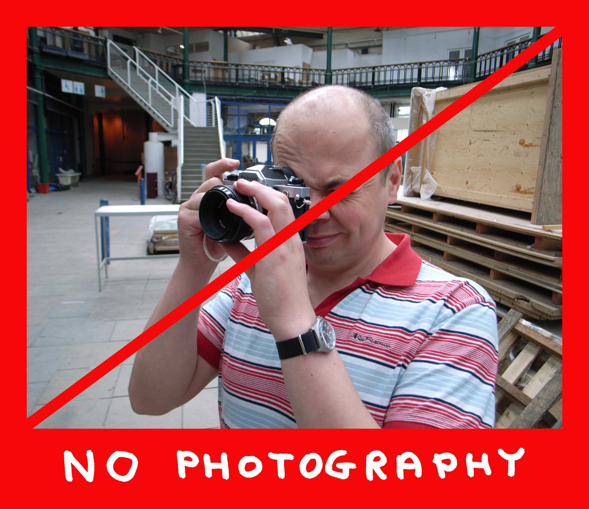 David Shrigley, No Photography