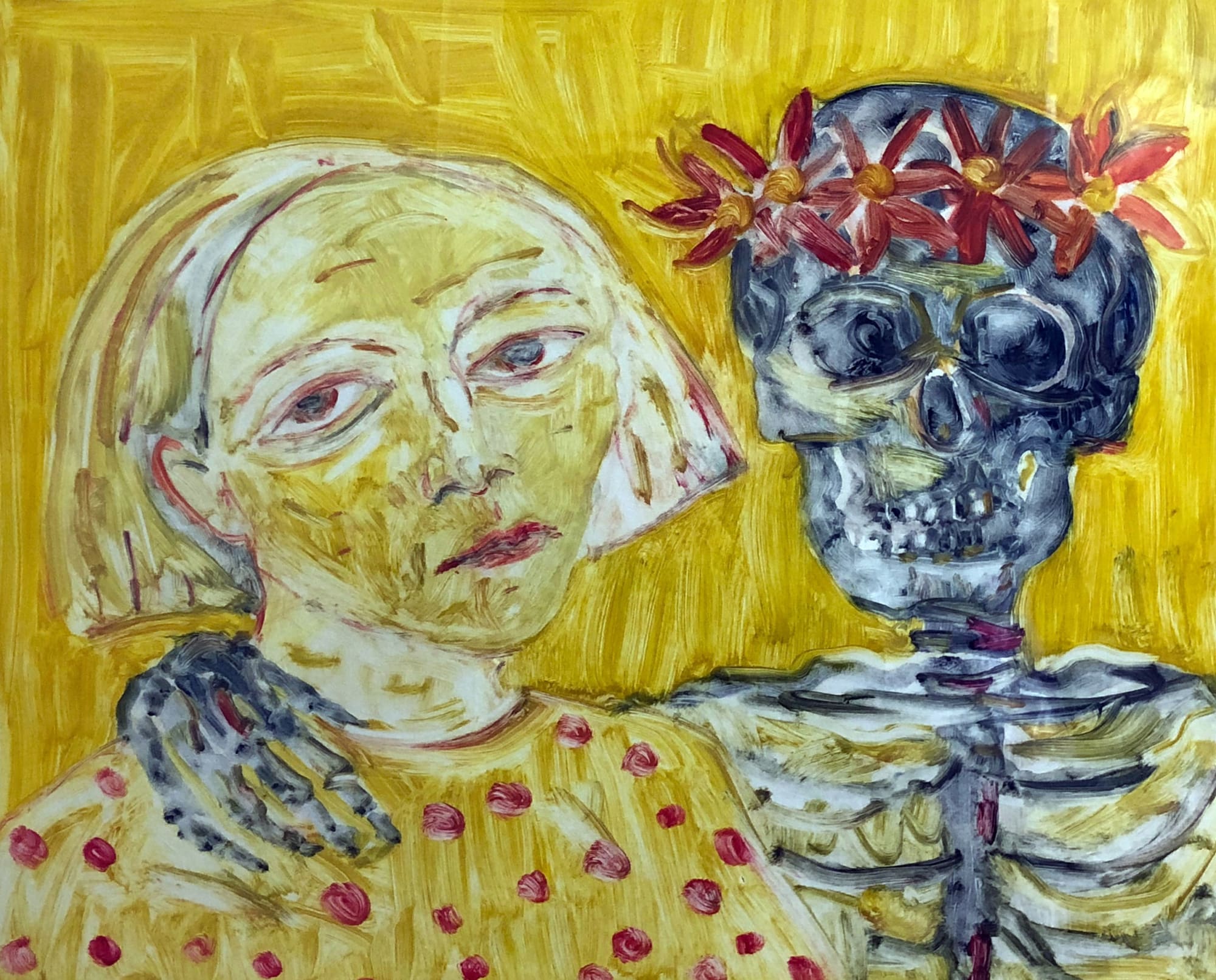 Joyce Cairns RSA, The Day of the Dead III, 1996