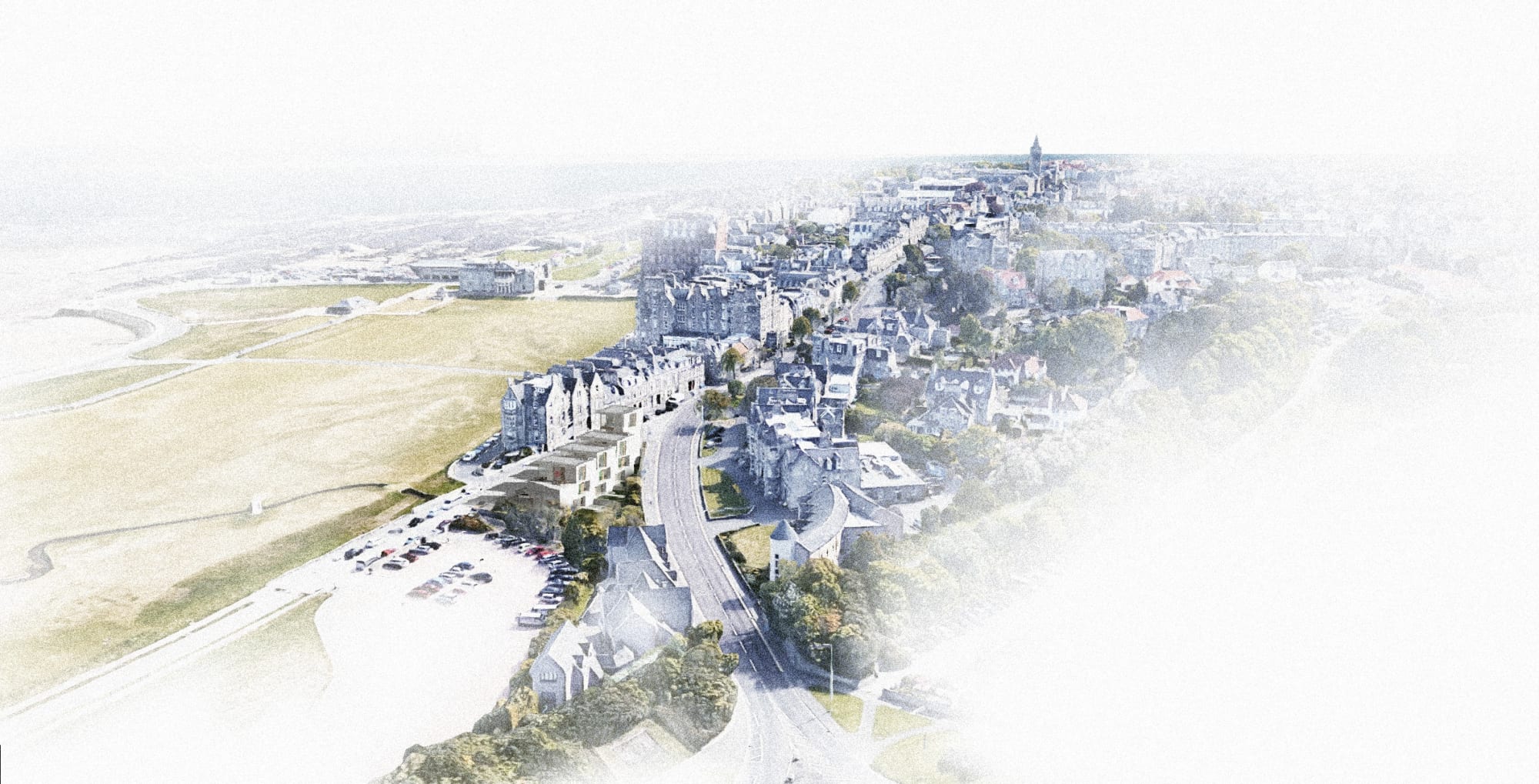 Sutherland Hussey, Fairways, digital print