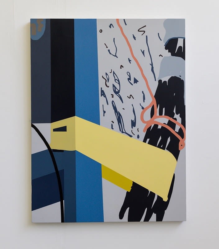 Marcus Murison, Centrum, 2018, acrylic on canvas