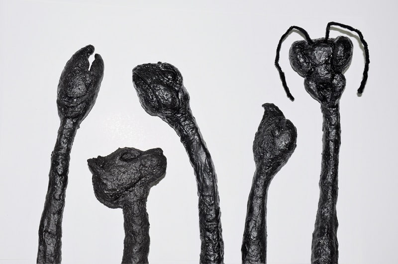 Bibo Keeley, House On Fire, sculpture, 2020