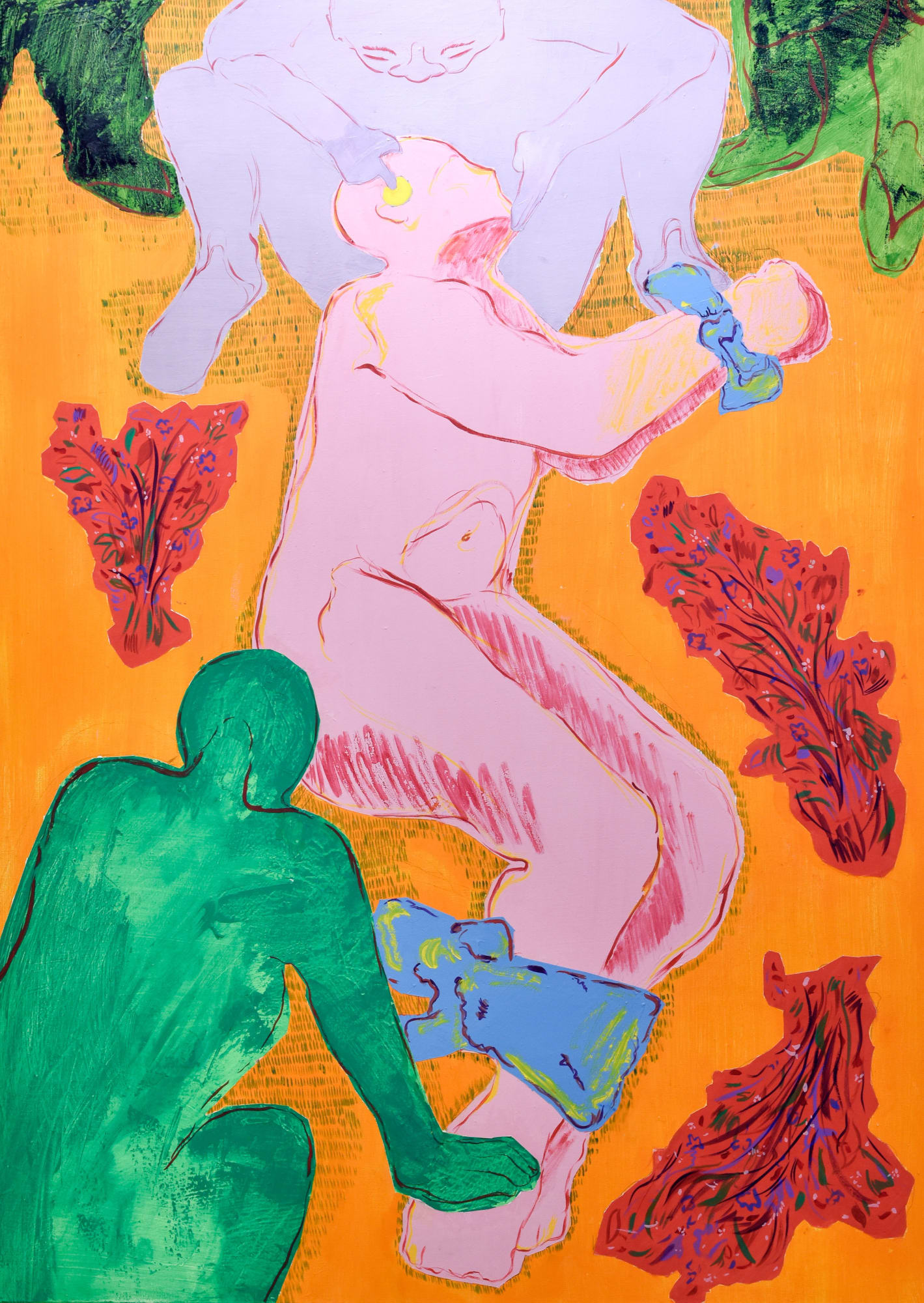 Joseph Buhat, A Test of Will, oil on canvas