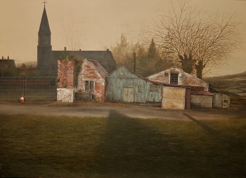 David Rae, The Original Club, 2017, oil on canvas