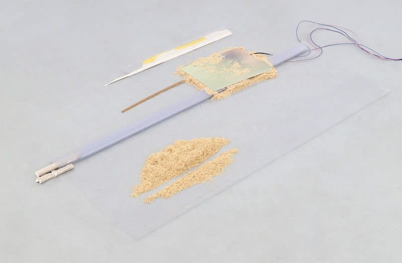 Paula Buskevica, Ways to Find Your Ends (detail), 2017, mixed media installation