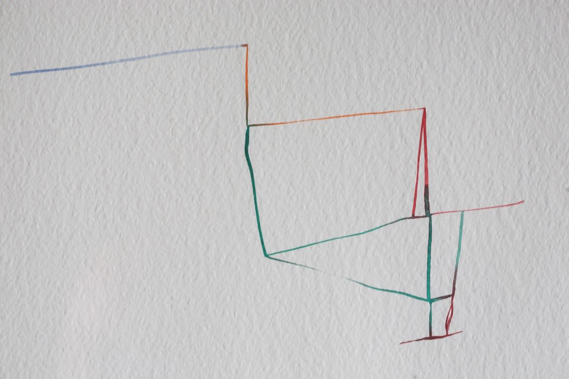 Gareth Fisher RSA, Bird 2, 2014, watercolour