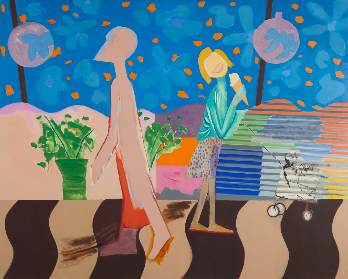 David Michie RSA, On the Ramblas