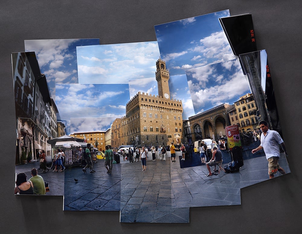 Lilian Lai-Yin Ho, Piazza della Signoria, 2005, photo collage