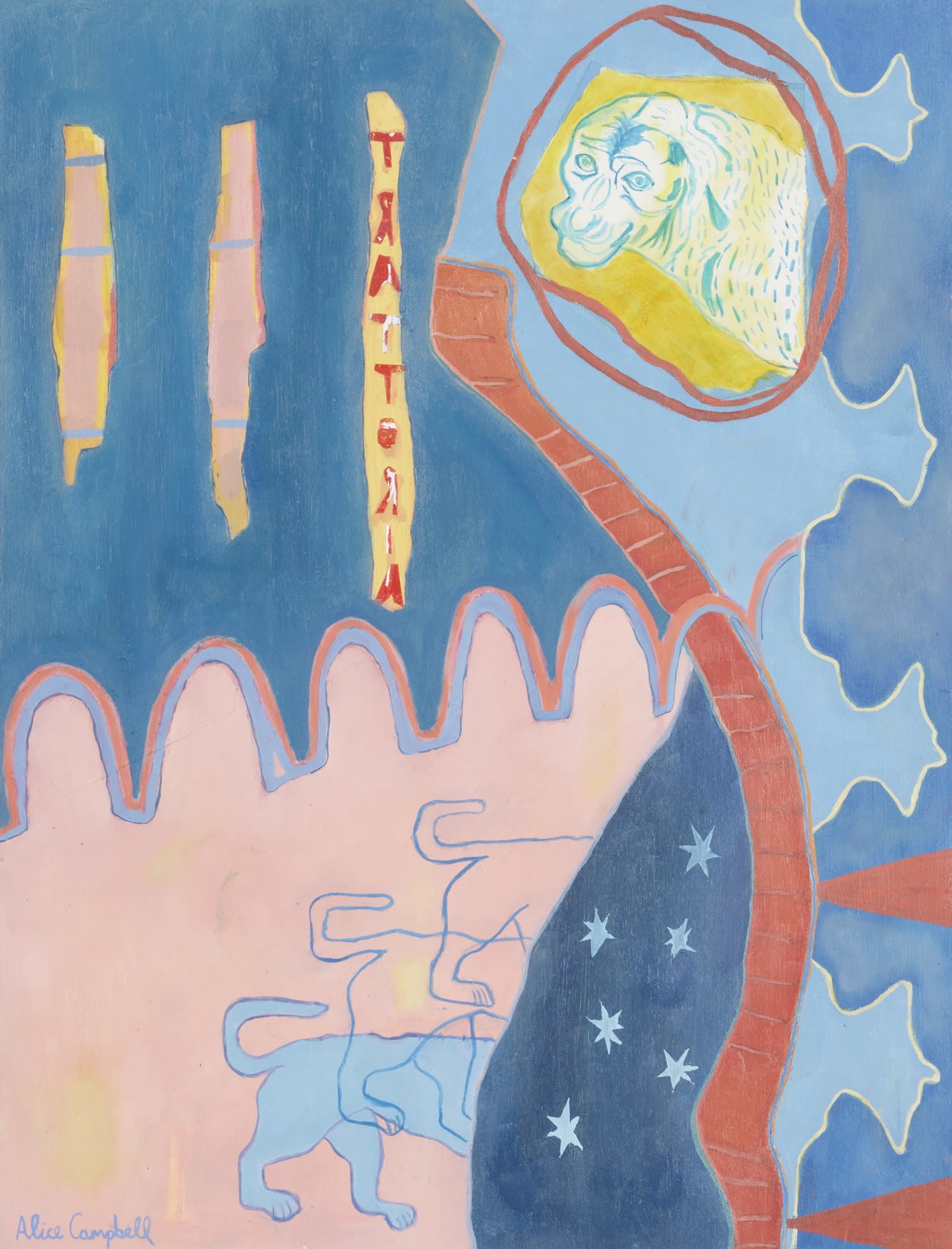 Alice Campbell, Tales of the Marzocco Lion, 2018