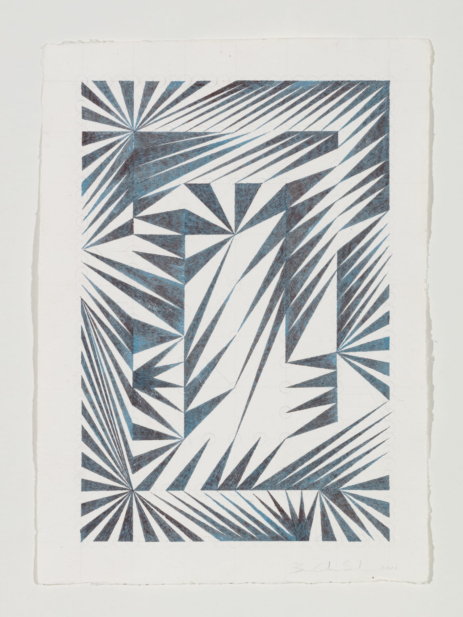 Bruno Castro Santos, Through the Blue #3, 2021