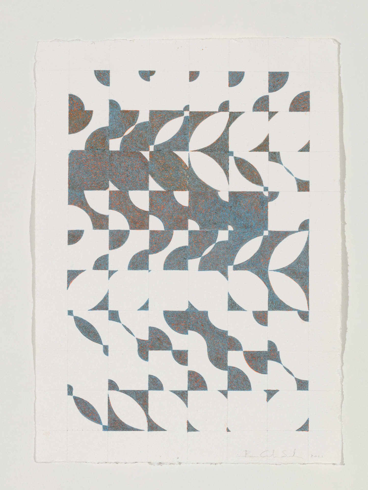 Bruno Castro Santos, Through the Blue #2, 2021