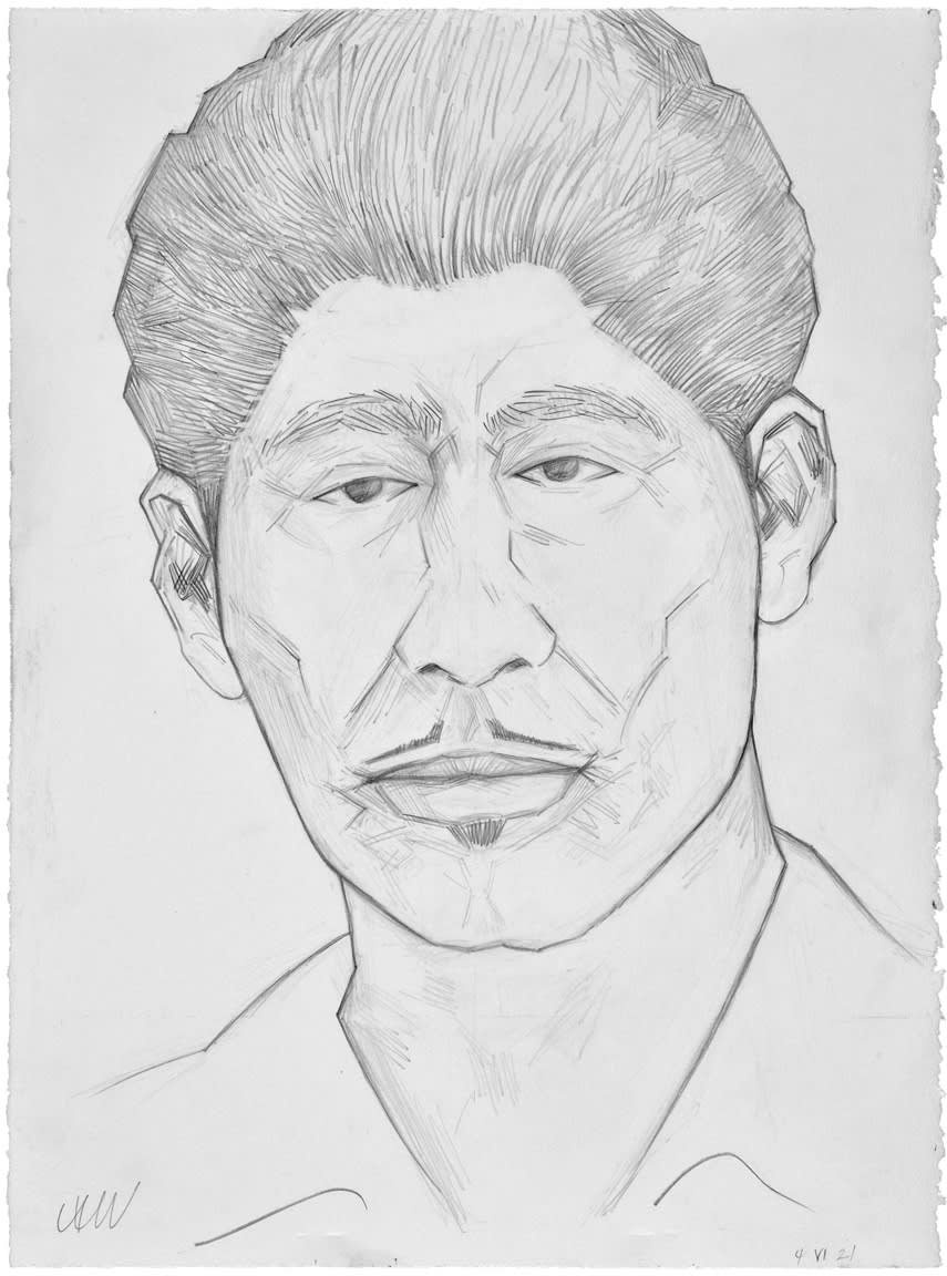 César A. Martínez Untitled (4Jun21), 2021 Graphite on Stonehenge paper 15 x 11 in 38.1 x 27.9 cm