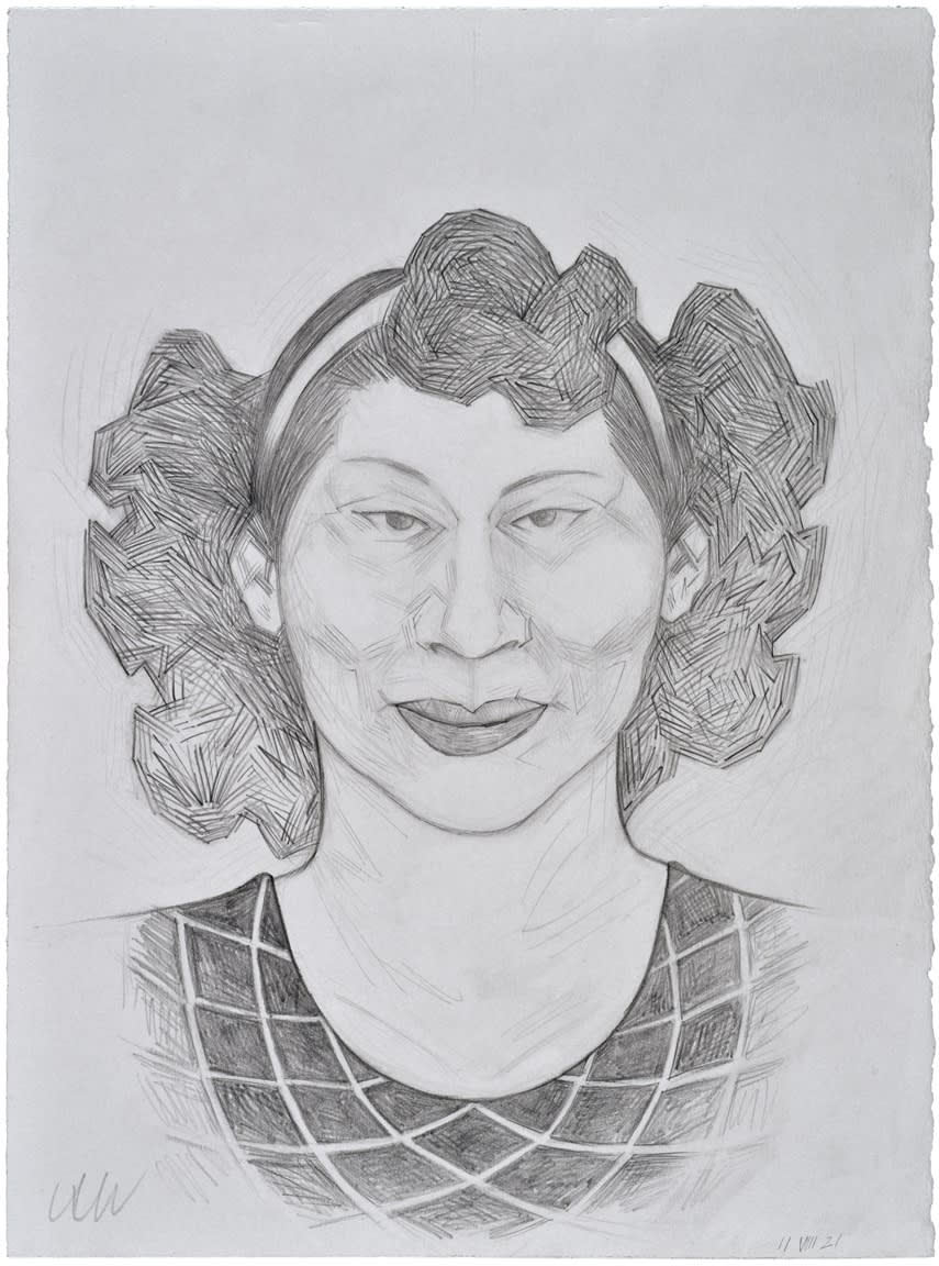 César A. Martínez Untitled (11Aug21), 2021 Graphite on Stonehenge paper 15 x 11 in 38.1 x 27.9 cm