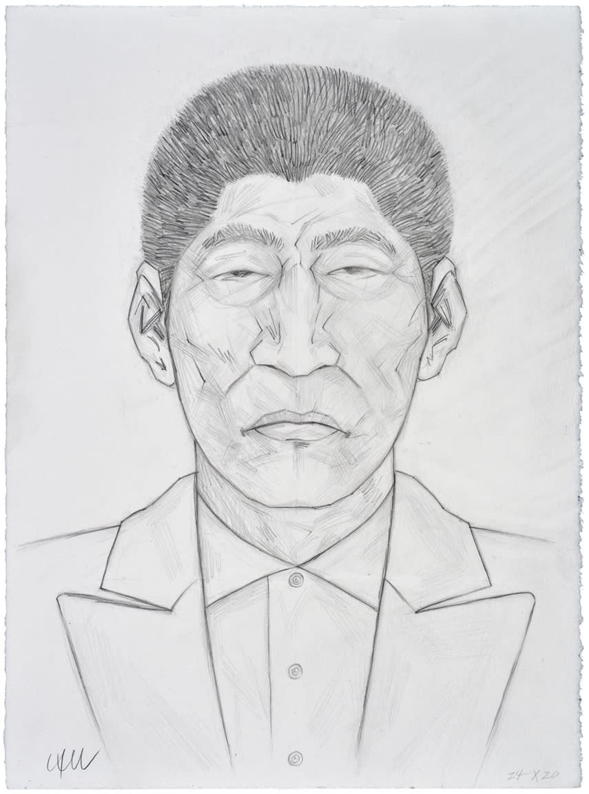 César A. Martínez Untitled (24Oct20), 2020 Graphite on Stonehenge paper 15 x 11 in 38.1 x 27.9 cm