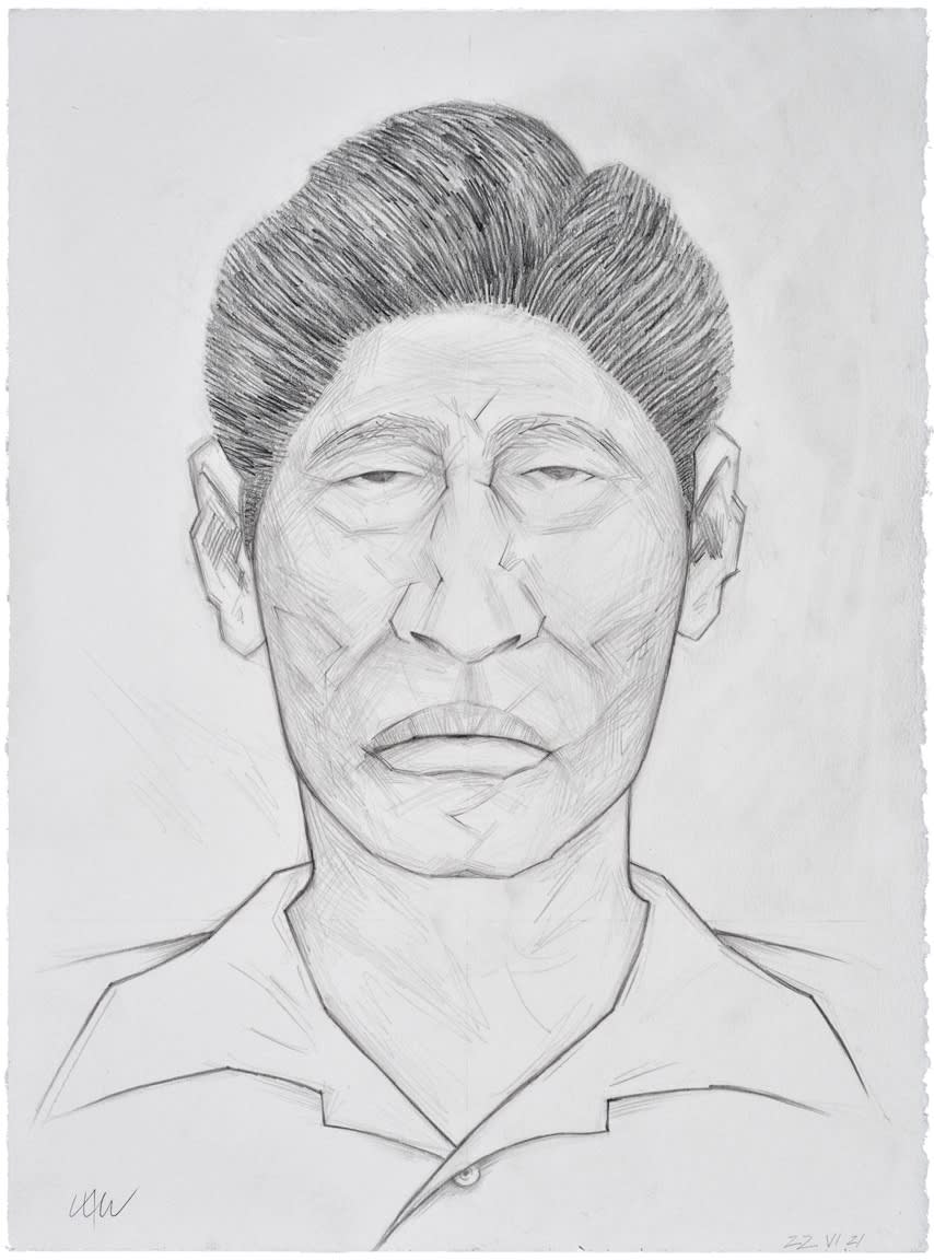 César A. Martínez Untitled (22Jun21), 2021 Graphite on Stonehenge paper 15 x 11 in 38.1 x 27.9 cm