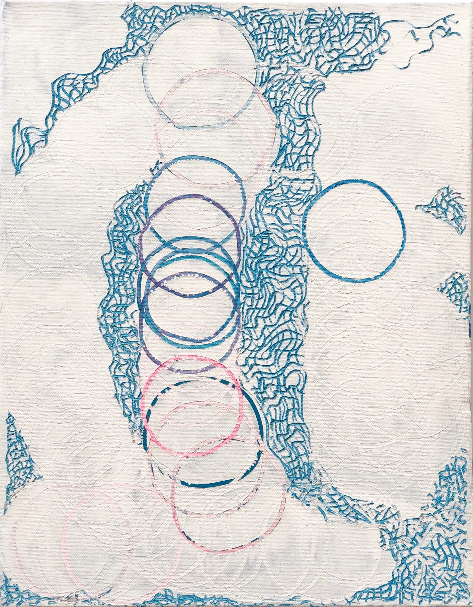 Cecilia Biagini Vapor, 2018 Acrylic on canvas 18 x 14 in 45.7 x 35.6 cm