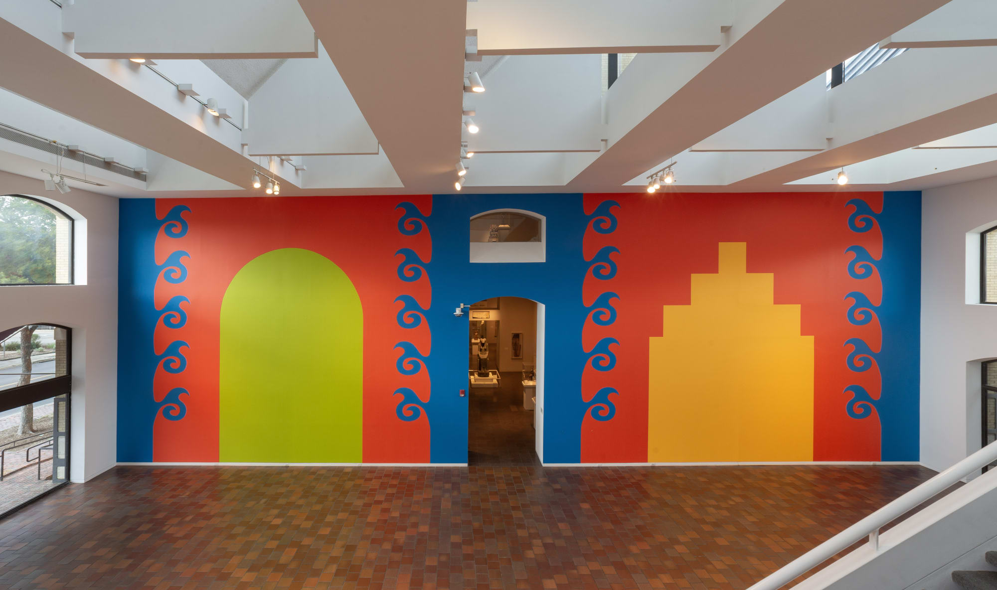Carlos Rosales-Silva: Pase Usted: Large-scale, site-specific mural: San Antonio Museum of Art, Great Hall