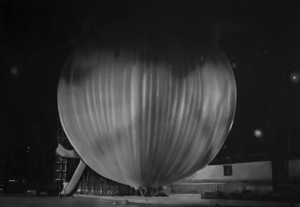 RADENKO MILAK - PROJECT ECHO NASA II - 2019 - WATERCOLOR ON PAPER - 70 X 100 CM