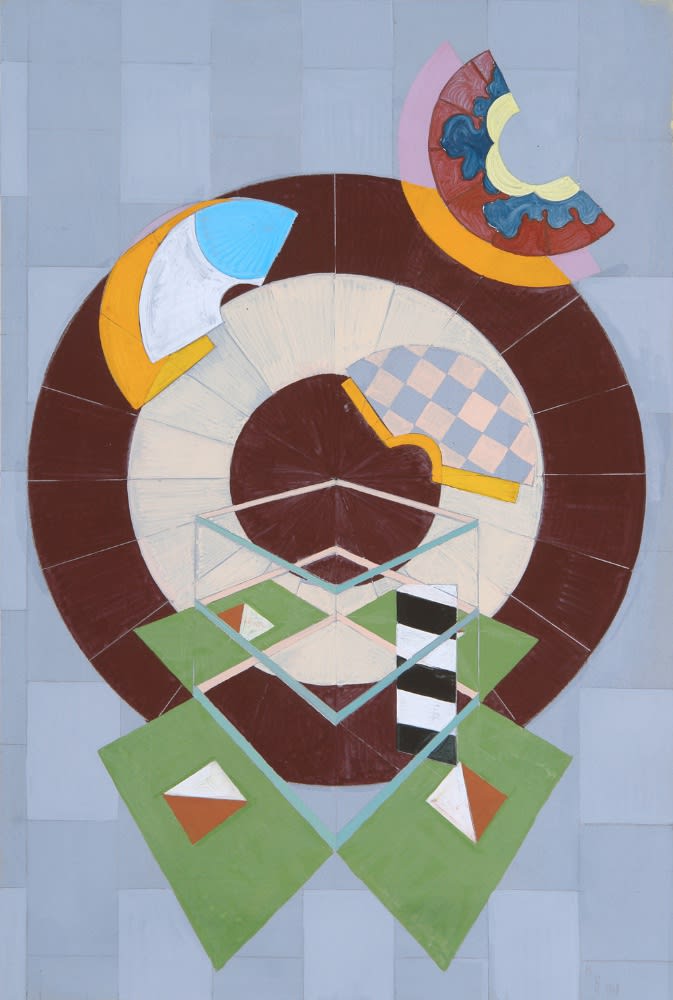 MATTHIAS SCHAAREMAN - NR 1816 - 2018 - GOUACHE OP PAPIER - 33 X 22 CM