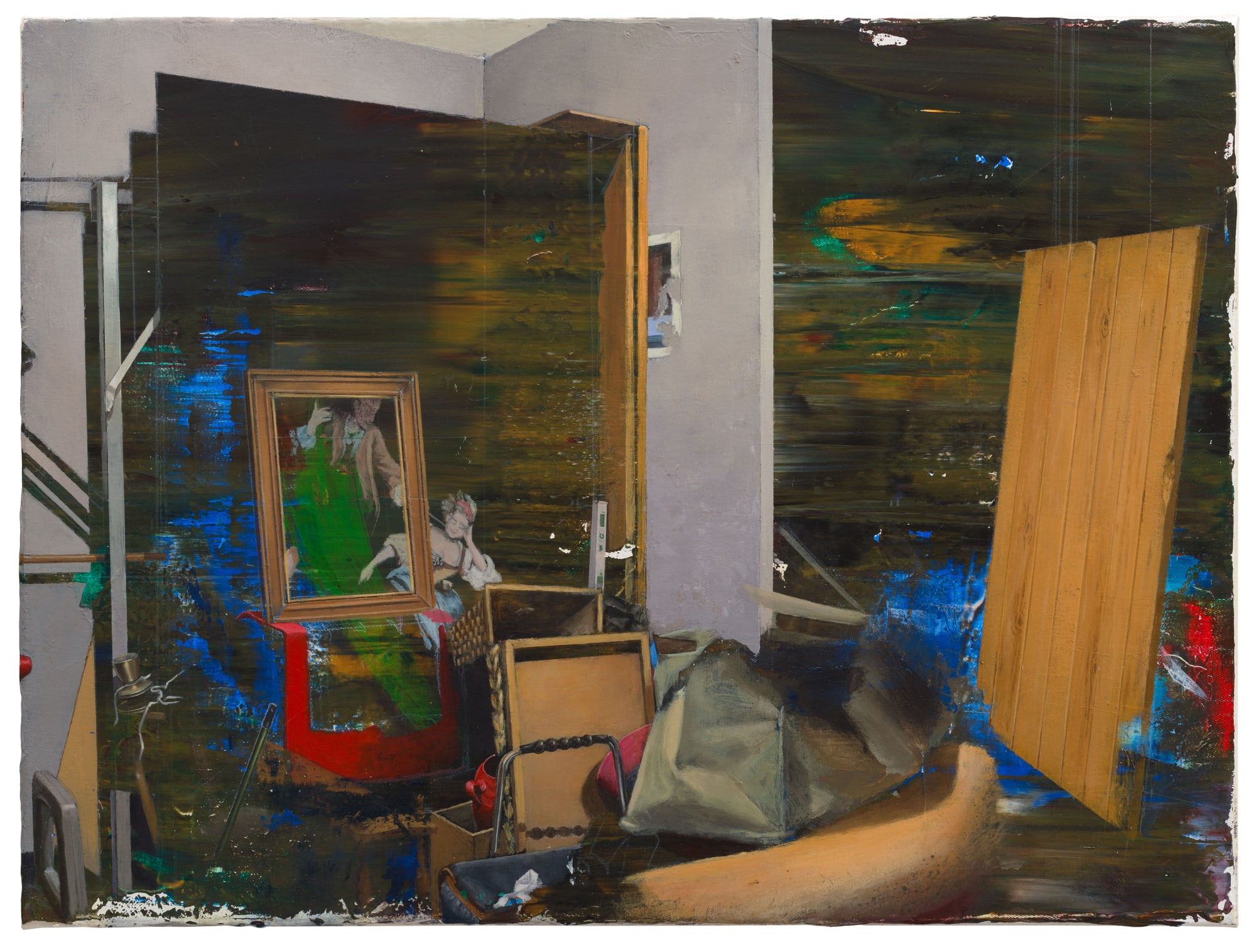 CARLOS SAGRERA - TRASTERO - 2016 - ACRYLIC ON CANVAS - 43 X 58 CM