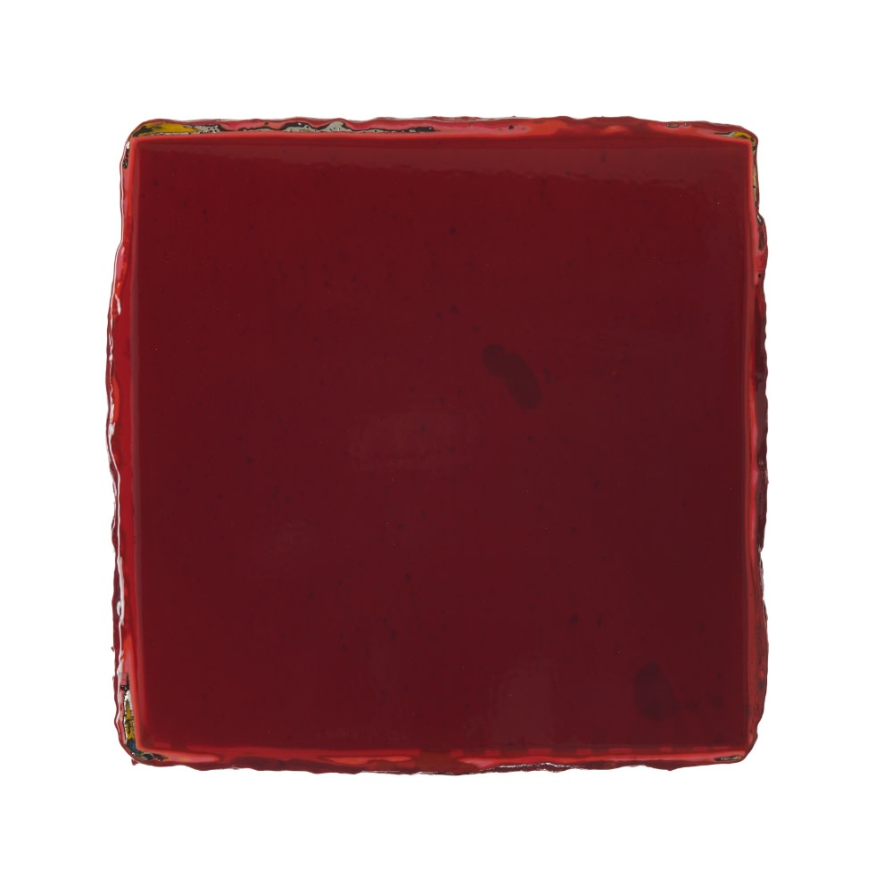 EMMANUEL BARCILON - UNTITLED - 2018 - VARNISH AND PIGMENT ON WOOD - 30 X 30 CM