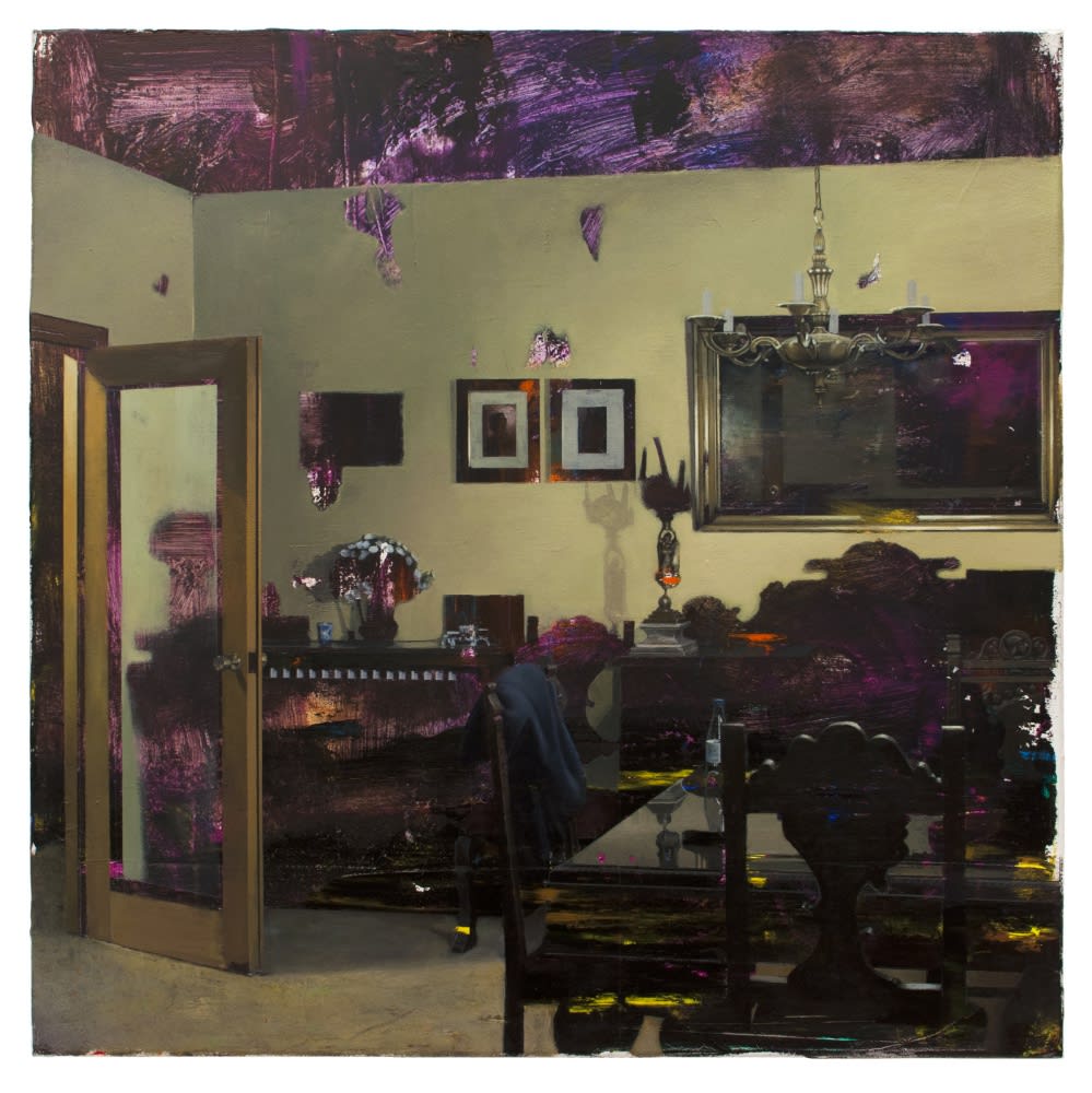 CARLOS SAGRERA - DISASSEMBLING - 2018 - ACRYLIC ON CANVAS - 70 X 70 CM