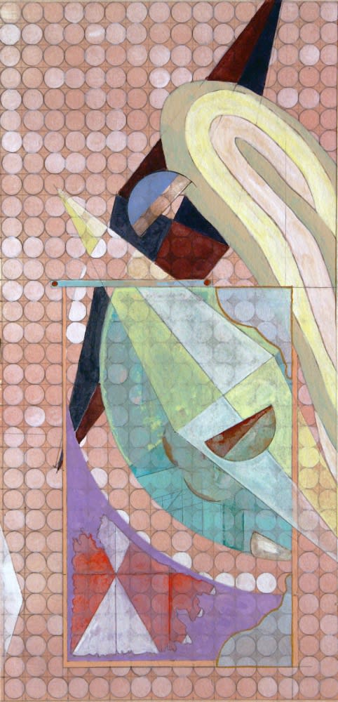 MATTHIAS SCHAAREMAN - NR 1712 - 2017 - GOUACHE ON PAPER - 16 X 33 CM