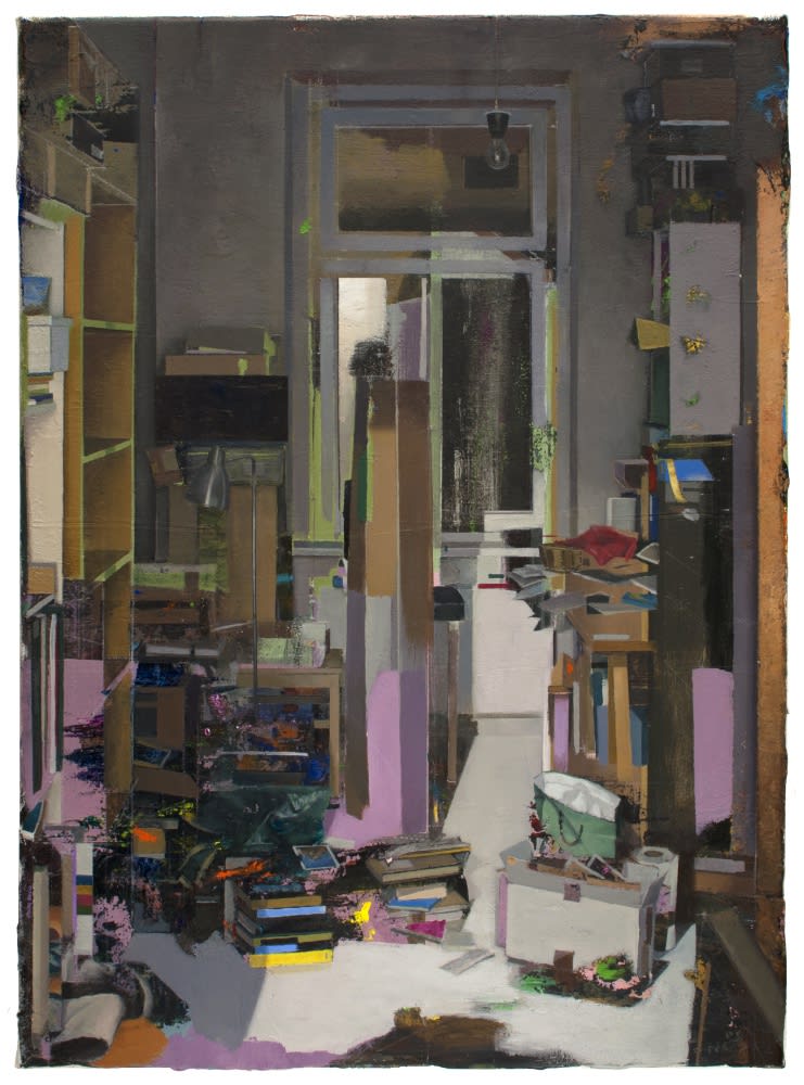 CARLOS SAGRERA - STACKING - 2018 - ACRYLIC ON CANVAS - 53 X 38 CM