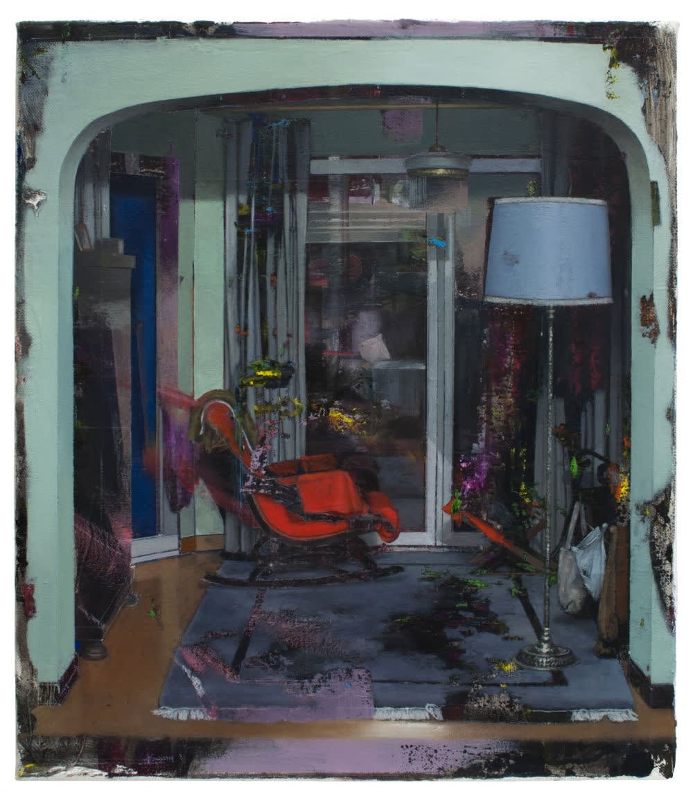 CARLOS SAGRERA - THE SAME OLD PLAY - 2018 - ACRYLIC ON CANVAS - 41 X 36 CM