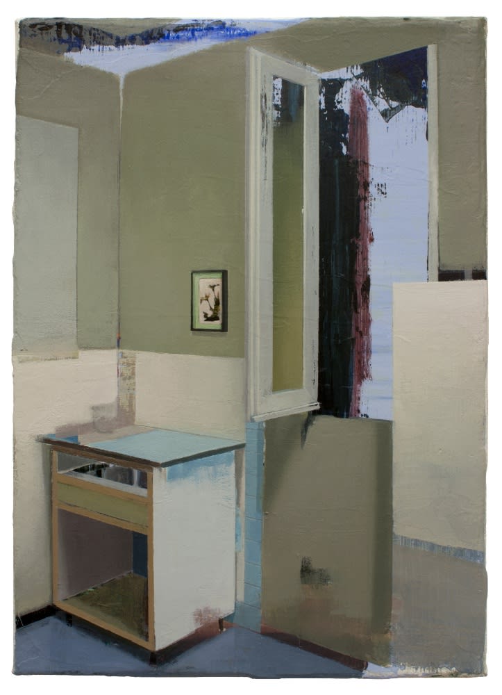 CARLOS SAGRERA - UNWIND - 2018 - ACRYLIC ON CANVAS - 33 X 24 CM