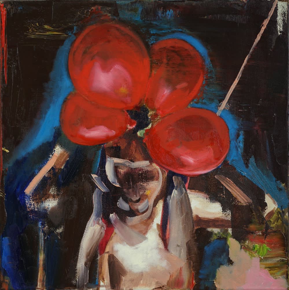 ANNA BITTERSOHL - L+S PROBLEM - 2017 - OIL ON CANVAS - 50 X 50 CM