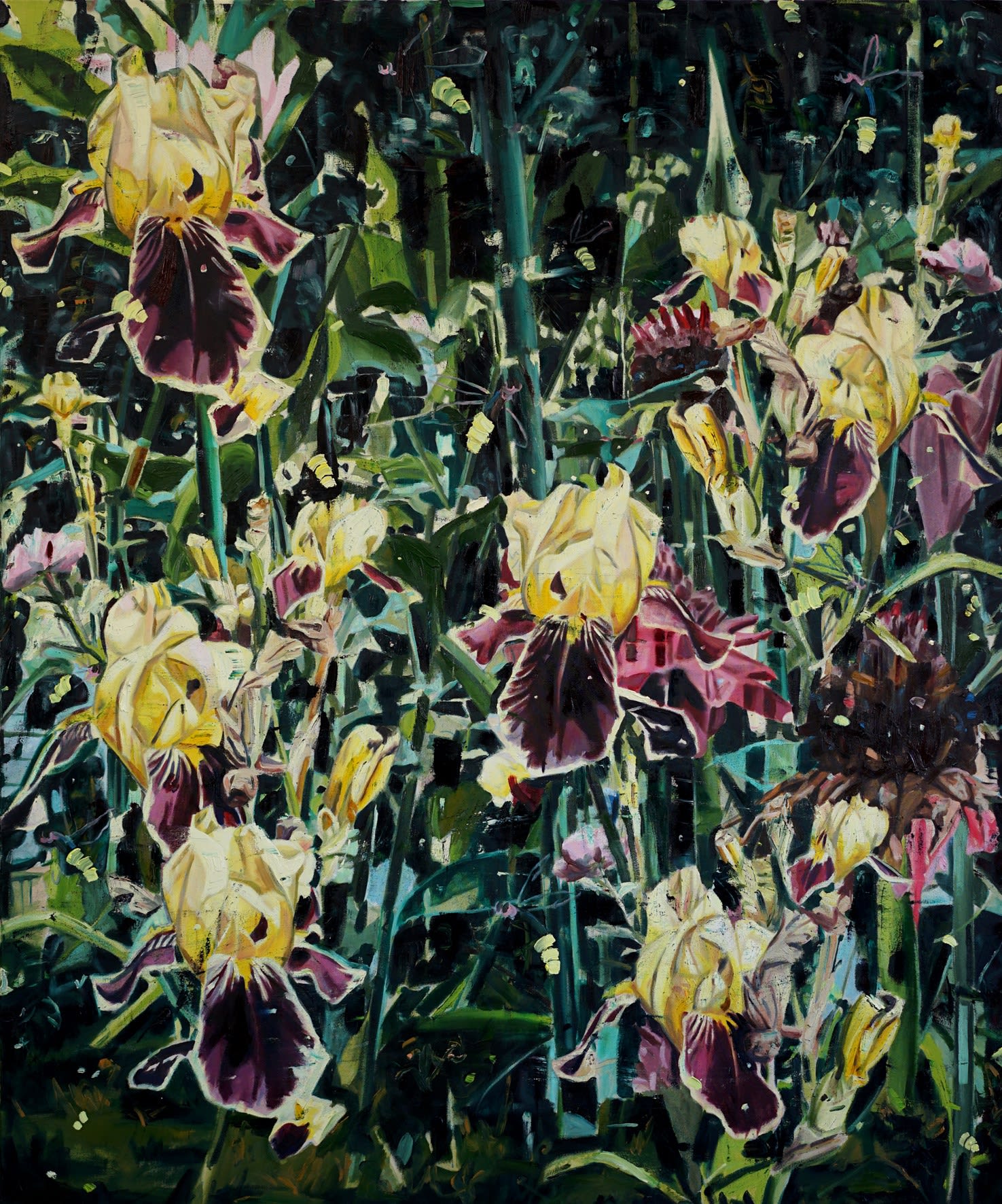 ANNA BITTERSOHL - RAUSCHEN - 2017 - OIL ON CANVAS - 180 X 150 CM