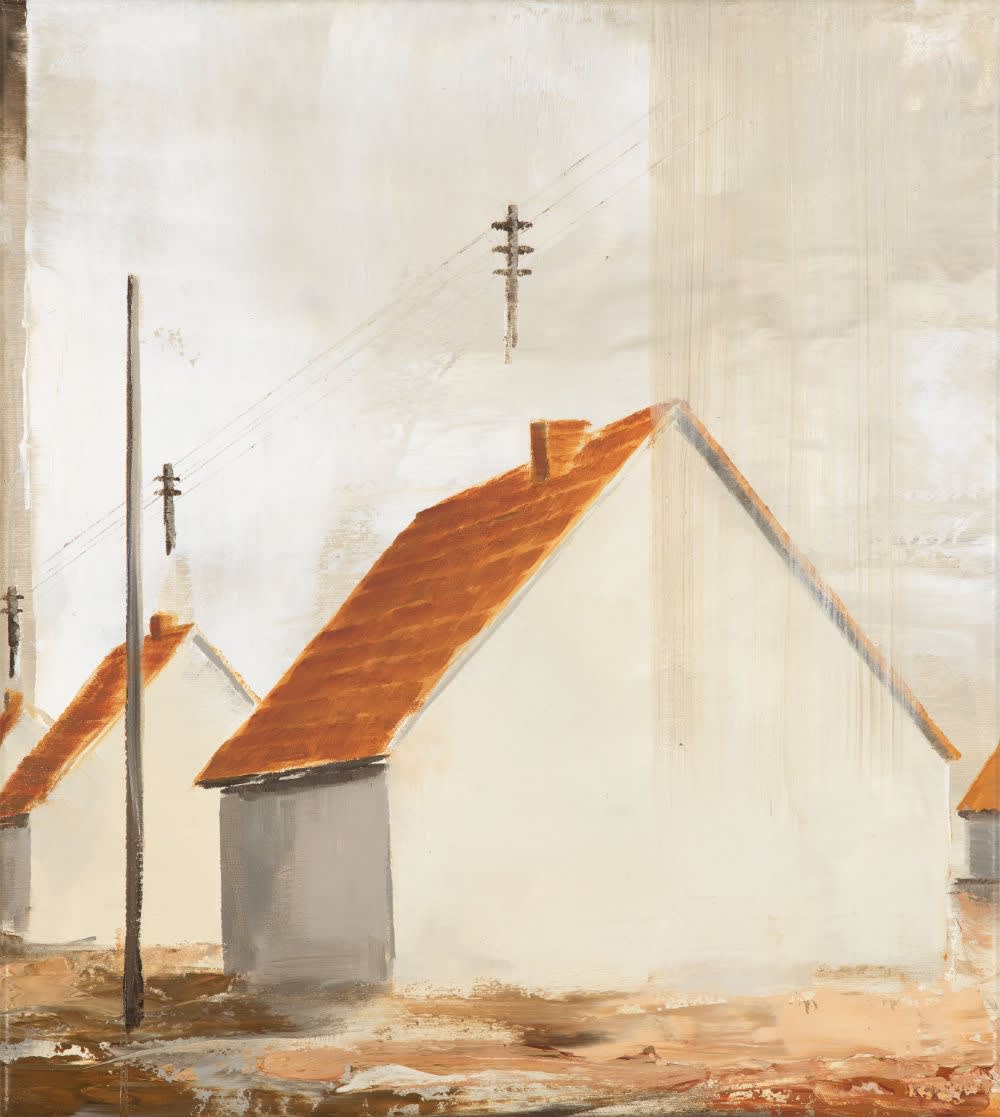 ENRICO FREITAG - THE PROMISE III - 2017 - OIL ON CANVAS - 50 X 45 CM