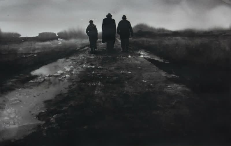 RADENKO MILAK - SATANTANGO (BELLA TARR, 1994) - 2016 - WATERCOLOR ON PAPER - 50 X 70 CM