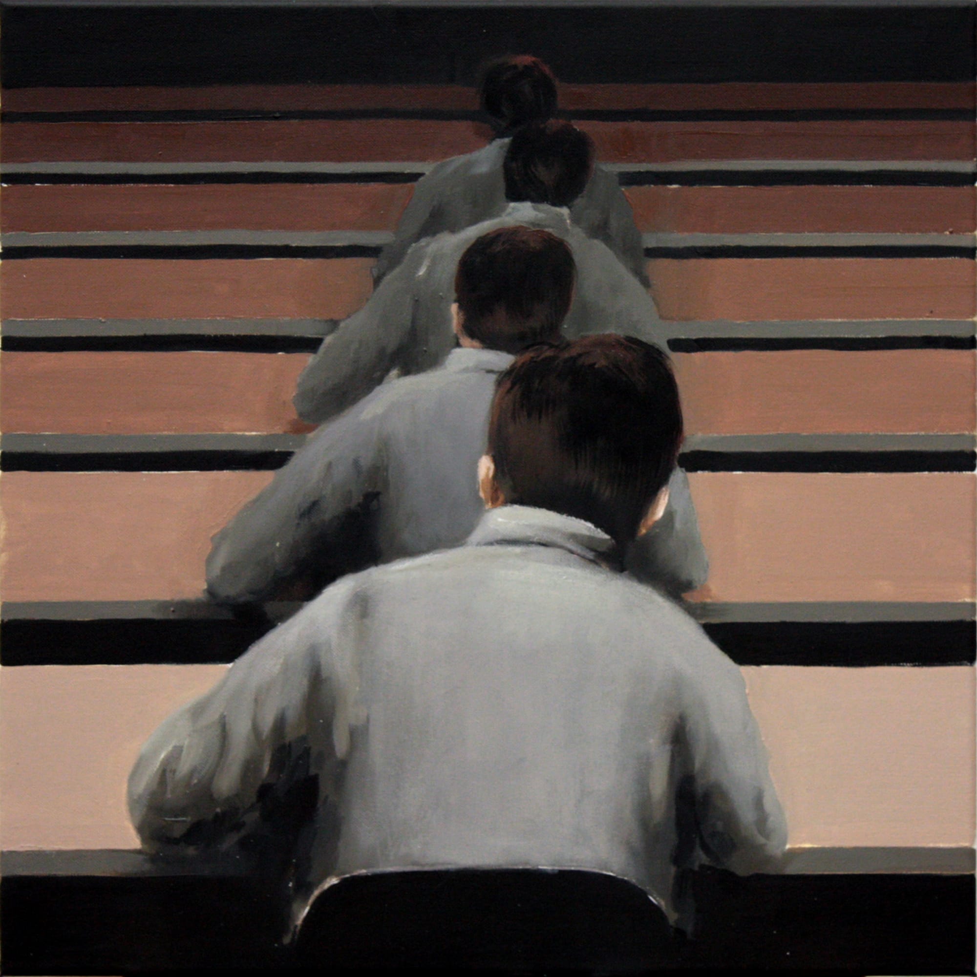 ENRICO FREITAG - REIHE - 2016 - OIL ON CANVAS - 50 X 50 CM