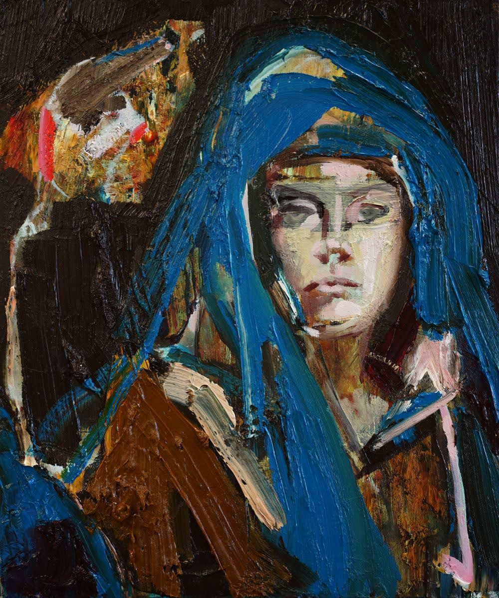 ANNA BITTERSOHL - MERDEWELT - 2016 - OIL ON WOOD - 30 X 25 CM