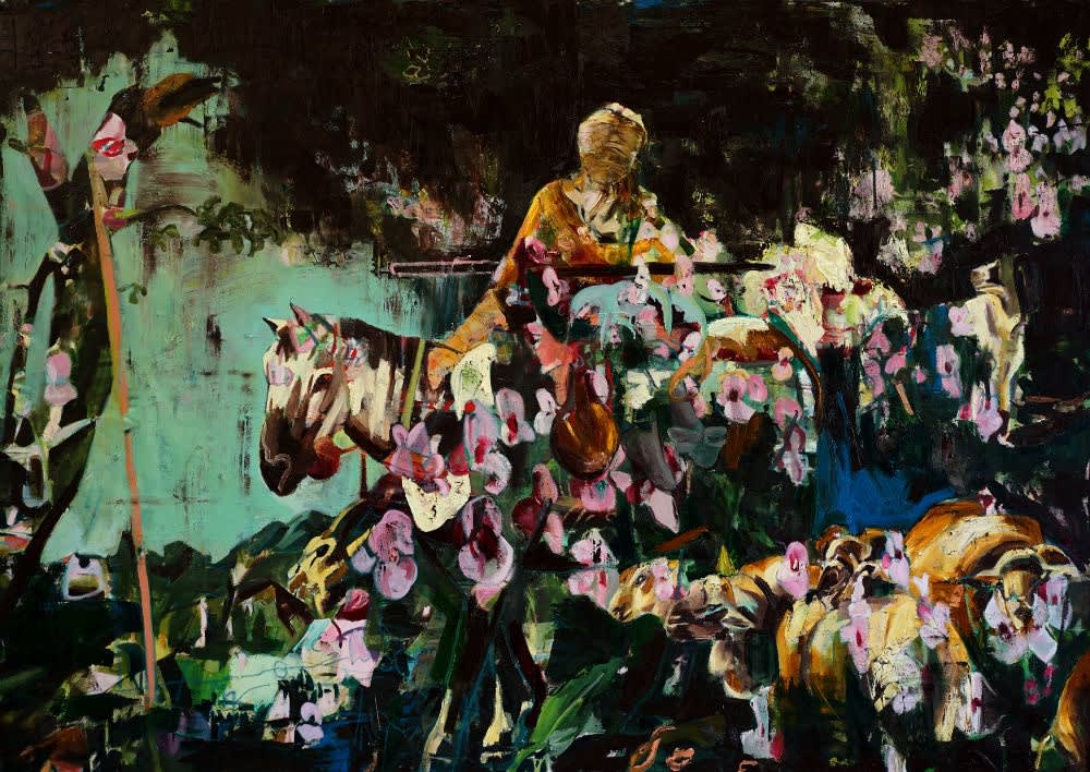 ANNA BITTERSOHL - RELIKT - 2016 - OIL ON CANVAS - 170 X 240 CM